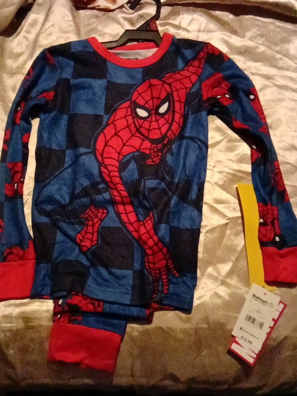 Marvel Spider-Man Blue and Red Kids Pajama Set